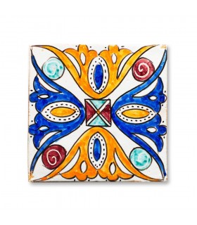 Azulejo Andalusí - 14,5 cm - Varios Diseños- Artesanal- Modelo 4