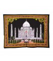 Tela Algodon India- Mezquita Taj Mahal -Lentejuelas-100 x 75 cm.