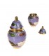 Bombonera Miniatur Bronze - Blumenmuster - 7 cm