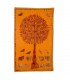 Tessuto albero vita - rustico - vari colori - 150 x 90 cm