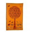 Tessuto albero vita - rustico - vari colori - 150 x 90 cm