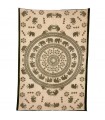 Tela Algodon-India- Elefantes Amor-Artesana-210x140cm