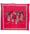 Tela Algodon-India-Tribu Mujeres Guerreras-Artesana-210 x 245 cm
