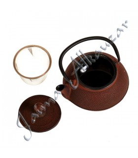 Teekanne Eisen umgewandelt - hohe Qualität - Filter - 0,6 L Farben