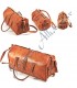 Viagem Duffle Couro - Handmade - Bolsa de transporte - 3 tamanho