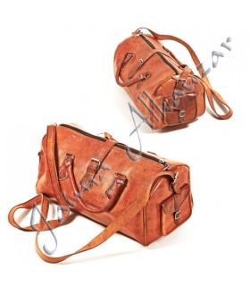 Travel Duffle Leather - Handmade - Travel Case - 3 Sizes