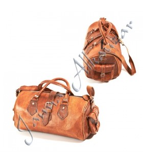 Travel Duffle Leather - Handmade - Travel Case - 3 Sizes