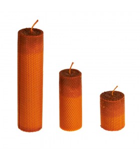 Candele cera signora ape - diametro 7 cm - 3 misure