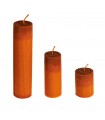 Candele cera signora ape - diametro 7 cm - 3 misure