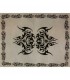 India-Cotton- Tattoo Celtic -Artisan-210 x 240 cm