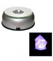 Base Multi Color Led - 8 cm diámetro - Giratoria - Exposición Productos