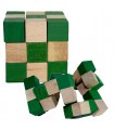 Game Cube Schlange Andalusien - Wit - Puzzle - 5 x 5 cm