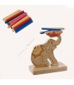 Giocare arguzia elefante - colore multi Torre attacca - 14 cm