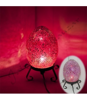 Egg Lamp - Mosaic Carquelado - NEW