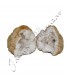 Geode - Rock Mineral - Quartz - opens in 2 pieces-15 cm