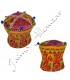 Taburete - Puff Rígido  - Yoga - Incluye Relleno - 35 cm
