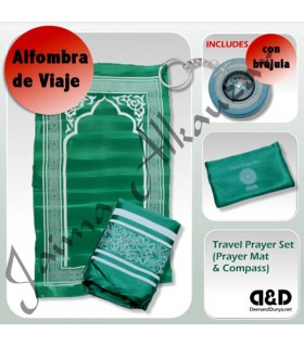 Alfombrilla Viaje - Brújula - Plegable - Funda Transporte