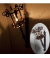 Hanging Torch - Wrought Iron - 70 x 80 cm