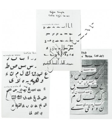 Pack 3 Kalam-schreiben Arabisch-Tilt Suave-Cuyum Farsi Cufico