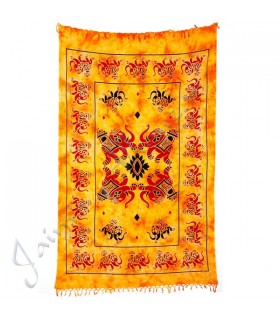 Artigianale di tessuto cotone-India - elefante Dola - - 210 x 140 cm