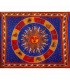 Tessuto cotone-India - sole con Zodiac-Quesería - 210 x 140 cm