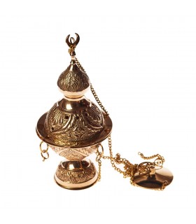 Incensário de Al-Andalus com cadeia-bronze - DELUXE - edição limitada
