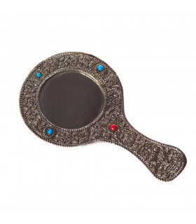 Mirror of hand - Alpaca - Floral Design