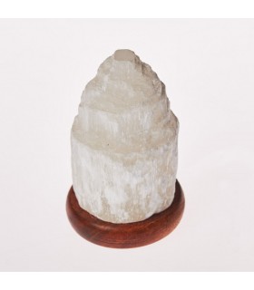 Lámpara Selenita Catedral - USB - Mineral Natural