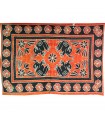Tela Algodon India- Elefantes Floral  -Artesana-140 x 210 cm