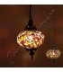 Türkische Lampe - Glas Murano - Mosaik - hohe Qualität - 17 cm