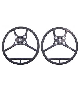 Bottes de protection anti-dérapante - 5 boutons - Adaptable aux différentes tailles pour