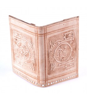 Leather purse Rectangular - Leather Engraving - Various Colors