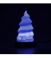 Lámpara Selenita Espiral - USB - Mineral Natural