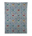 Tela Algodon India- Cuadro Elefantes  -Artesana-140 x 210 cm