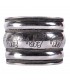 Brazalete Ancho Plateado - Elefantes - NOVEDAD