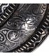 Bracelet en argent - imprimé Floral - alpaga