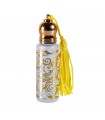 Crystal Perfume Bottle - Fringed Hood -Various Colors