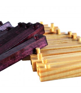 Gioco cubo di puzzle di legno staccabile - wit - - 7 x 7 cm