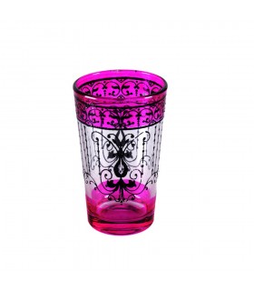 Juego 6 Vasos de Té Grabados -  Filigrana Floral Henna - Diseño Mariposa