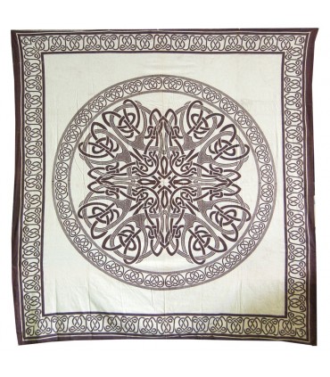 Tela Algodon India-Mandala -Artesana-210 x 240 cm