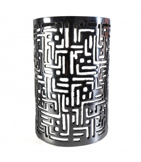 Muro di piuma - medio cilindro - ferro scrittura Kufica - 28'5 cm cm29