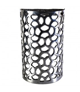 Aplique Pared Alumino Calado - Jinkgo Biloba - Acabado Pulido - 19'5 cm