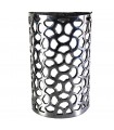 Finition de mur aluminium tirant d'eau - Jinkgo Biloba - poli - 19'5 cm