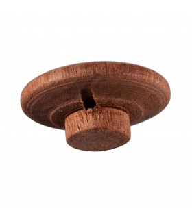 Botón Madera  Tallado - Hecho A Mano - 3 cm