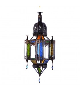 Lampara Cristal Andalusí Colores Colgante - 3 Tamaños - Arabe