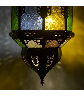 Lampe beugt Andalusis - Glas Farben - Neuheit