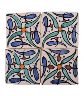 Al-Andalus - 14,5 cm - several designs - handcrafted tile - model 14