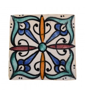 Azulejo Andalusí - 14,5 cm - Varios Diseños- Artesanal- Modelo 15