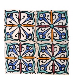 Al-Andalus - 14,5 cm - several designs - handcrafted tile - model 15