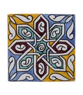 Azulejo Andalusí - 14,5 cm - Varios Diseños- Artesanal- Modelo 17